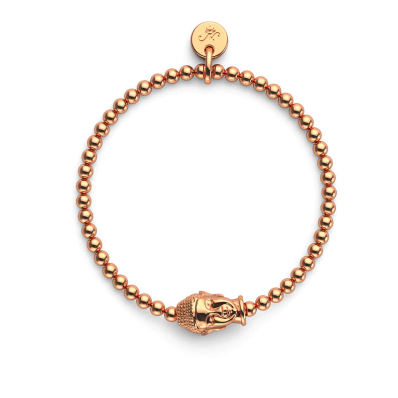 Dharma | 18k Rose Gold | Buddha Charm Bracelet