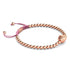 Gilded Buddha | 18k Rose Gold | Pink | Macrame Charmballa Bracelet
