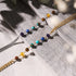 Rainbow Chakra | 7 Gemstone Chain Necklace | Gold