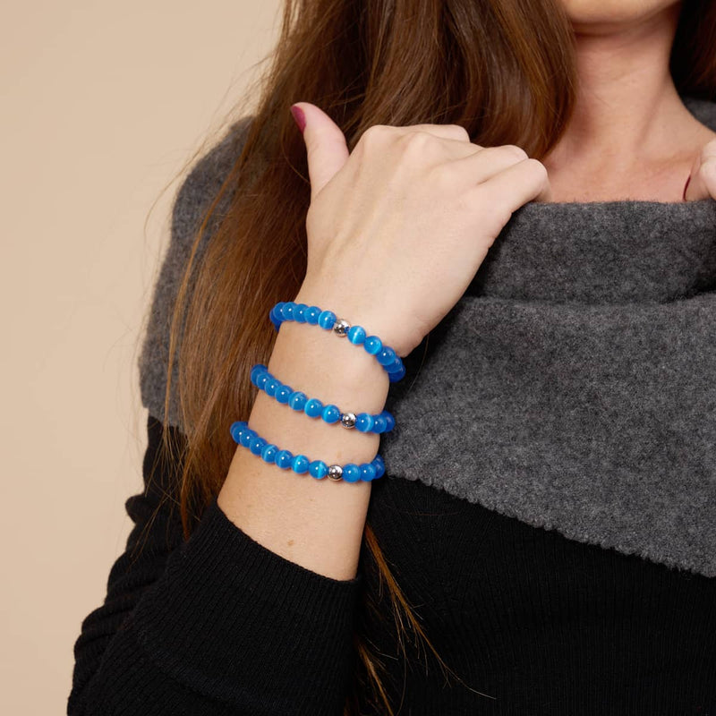 Drink Me Potion | .925 Sterling Silver | Cheshire Glass Bracelet