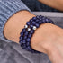 Purple | .925 Sterling Silver | Cheshire Glass Bracelet
