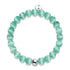 Teal | .925 Sterling Silver | Cheshire Glass Bracelet
