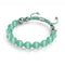 Teal | Silver | Cheshire Glass Charmballa Bracelet