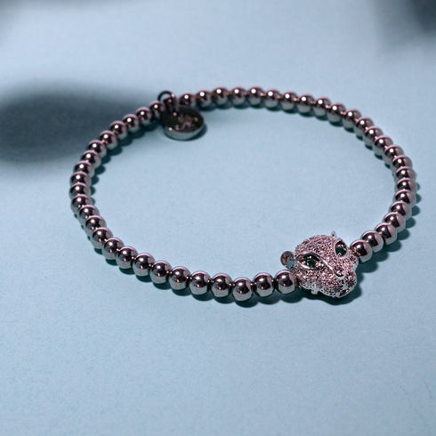 Fierce | Silver | Crystal Cat Bracelet