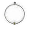 Daffodil | Silver | Yellow Crystal Charm Bracelet