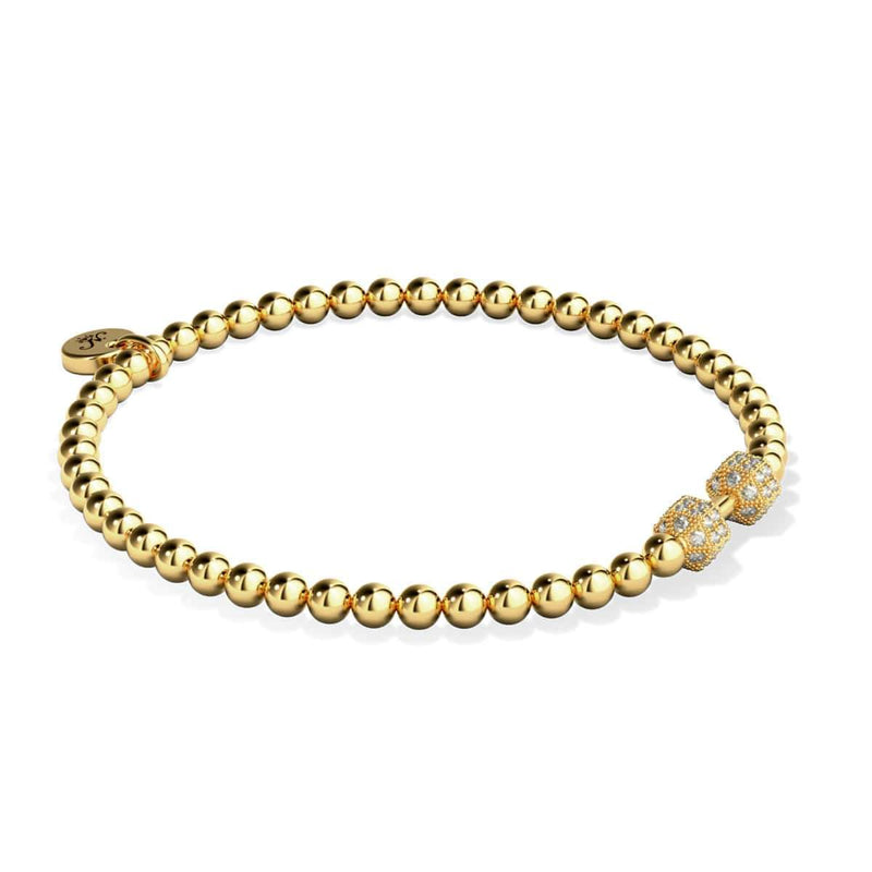 Pump | 18k Gold | Crystal Fitness Bracelet