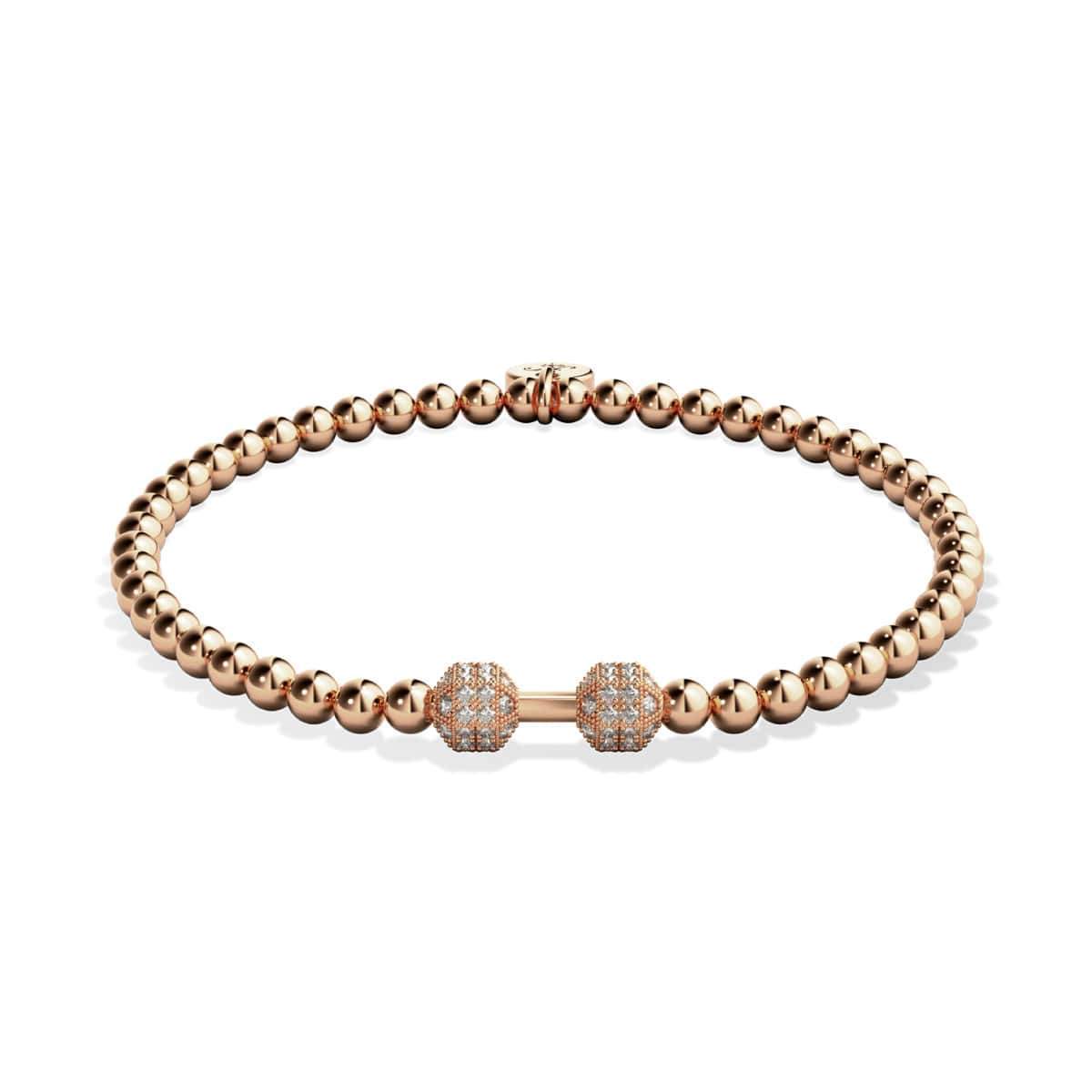 Pump | 18k Rose Gold | Crystal Fitness Bracelet