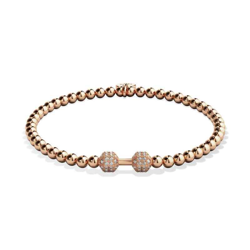 Pump | 18k Rose Gold | Crystal Fitness Bracelet