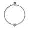 Flower Power | Silver | Crystal Charm Bracelet