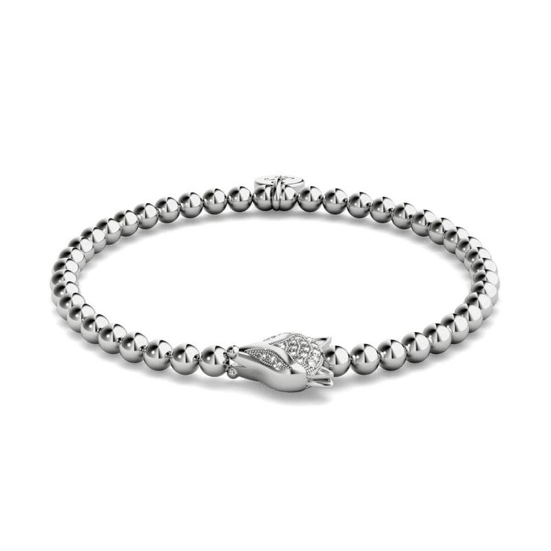Vixen | Silver | Crystal Fox Bracelet