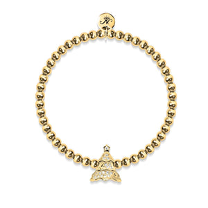 Evergreen | 18k Gold | Crystal Holiday Tree