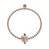 Queen | 18k Rose Gold | Crystal Honeybee Charm Bracelet