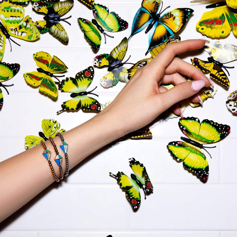 Kite | 18k Gold | Enamel | Crystal Charm Bracelet