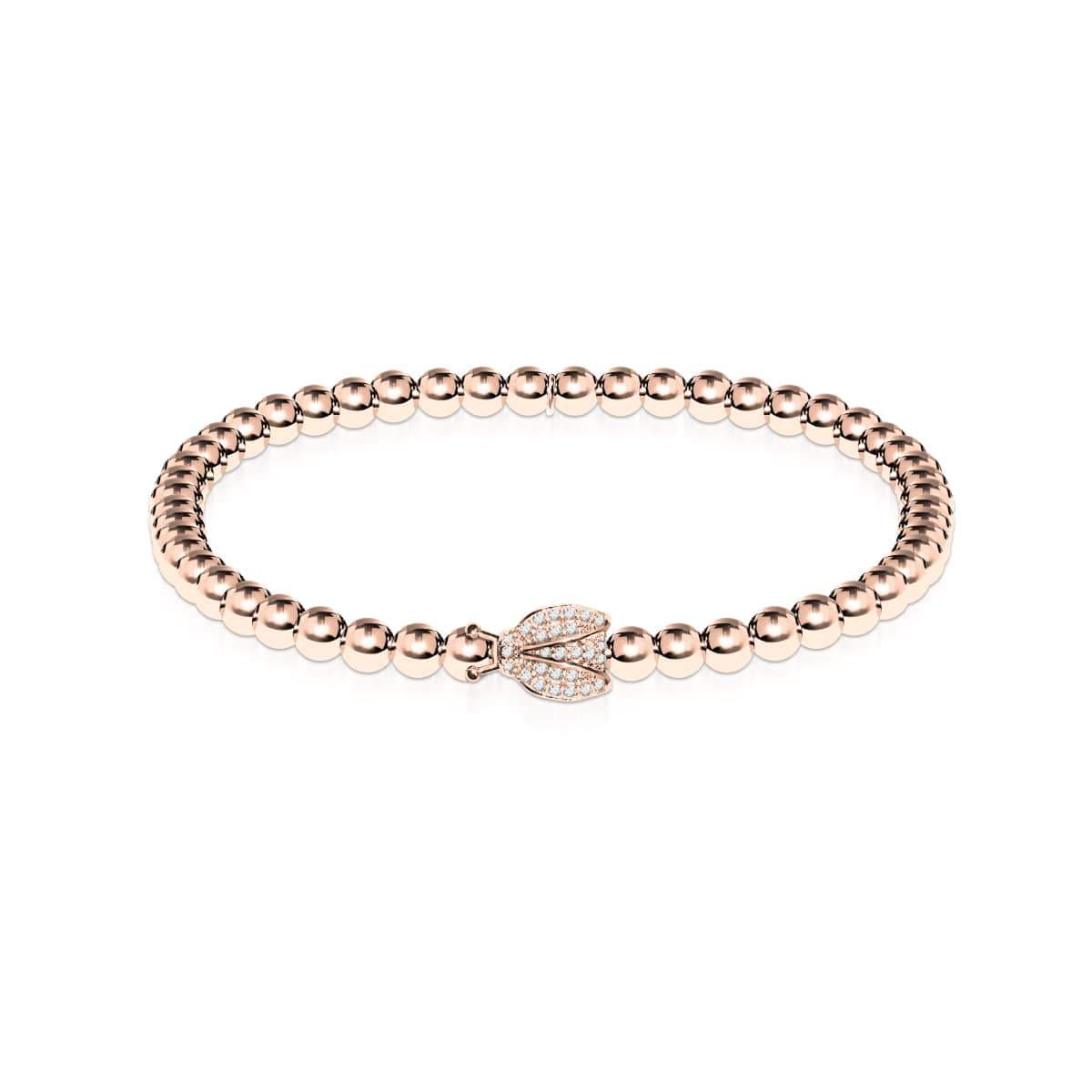 Lucky Bug | 18k Rose Gold | Crystal Ladybug