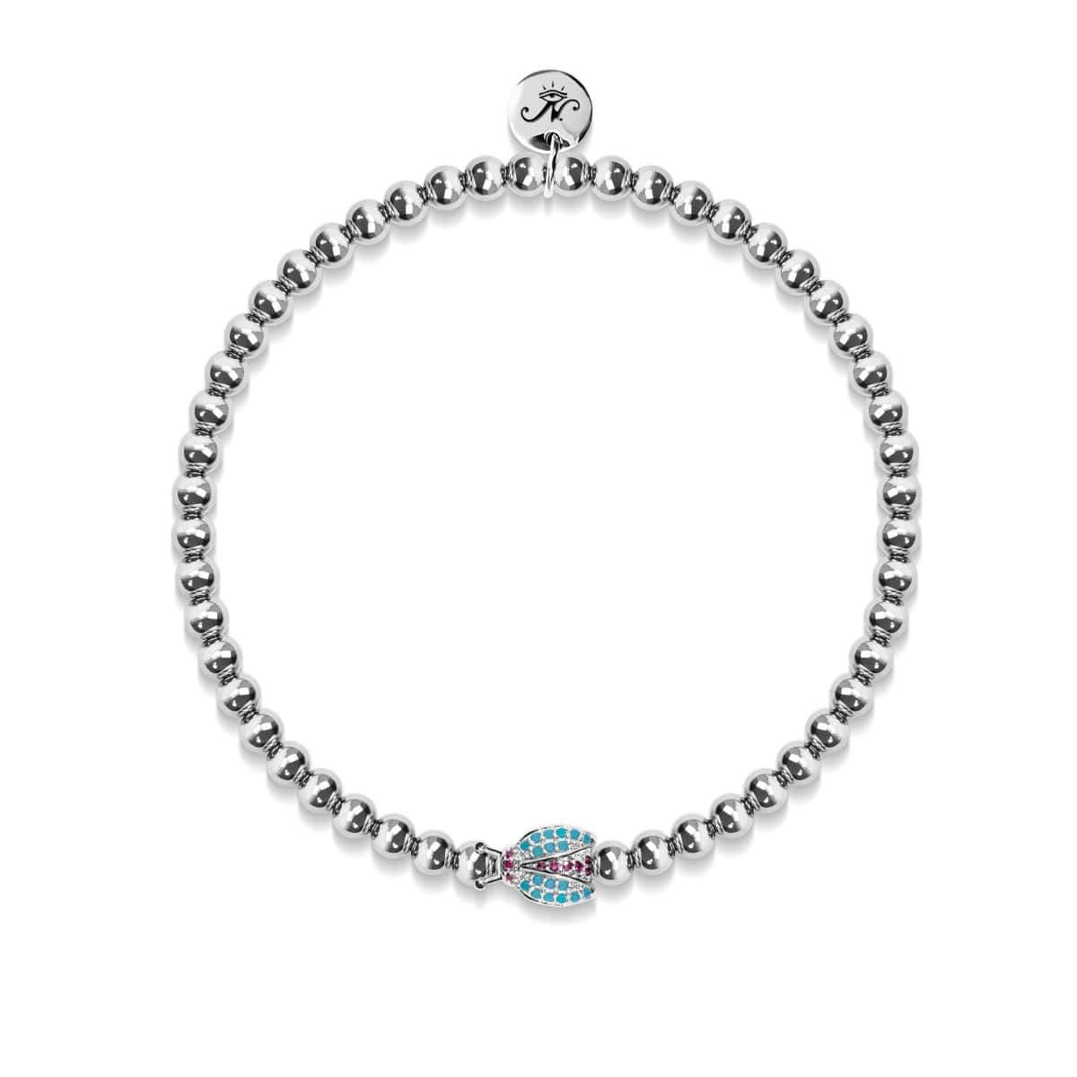 Lucky Bug | Silver | Crystal Ladybug