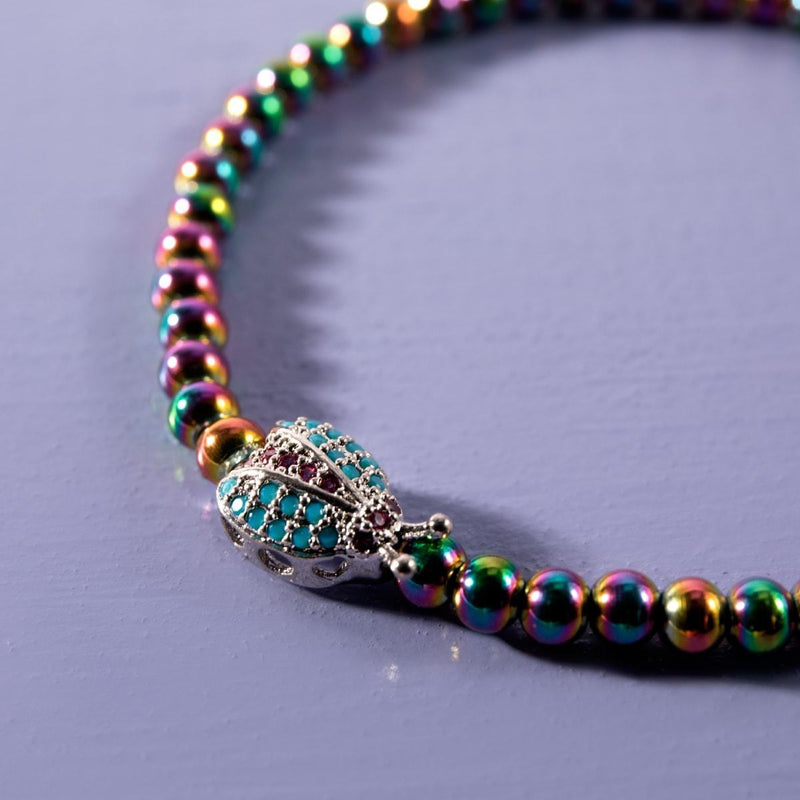 Lucky Bug | Unicorn Silver | Crystal Ladybug