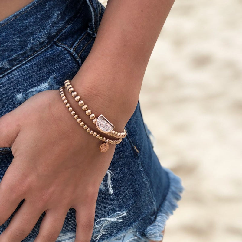 Juicy | 18k Rose Gold | Crystal Melon