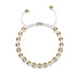 18k Gold | Crystal Pavé Kikiballa Bracelet | White