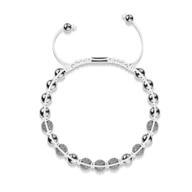 Silver | Crystal Pavé Kikiballa Bracelet | White