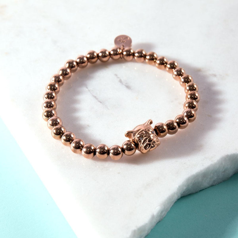 Bestie | 18k Rose Gold | Crystal Pup