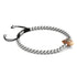 Isla | 18k Rose Gold & Silver | Crystal Conch Shell Macrame Charmballa Bracelet