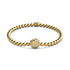 Playa | 18k Gold | Crystal Sea Shell Charm Bracelet