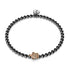 Tortuga | Gunmetal & 18k Rose Gold | Crystal Sea Turtle Bracelet