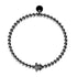 Tortuga | Onyx Steel | Crystal Sea Turtle Bracelet