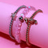 Tortuga | Silver & 18k Rose Gold | Crystal Sea Turtle Bracelet