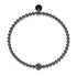 Goal | Gunmetal | Crystal Soccer Ball Charm Bracelet