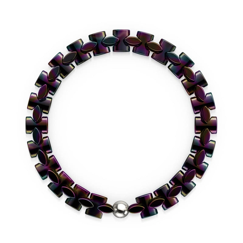 Midnight Rainbow | Monroe Links | Hourglass Bracelet