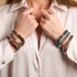 Purple Sunset | Monroe Links | Hourglass Bracelet