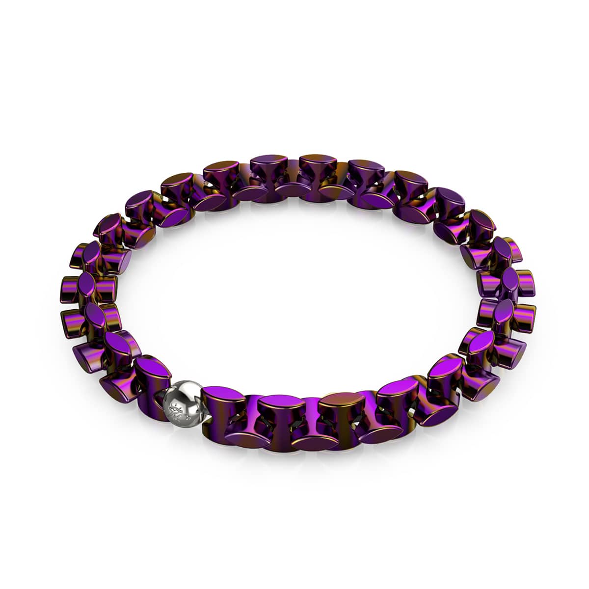 Purple Sunset Monroe Links Hourglass Bracelet NOGU.studio