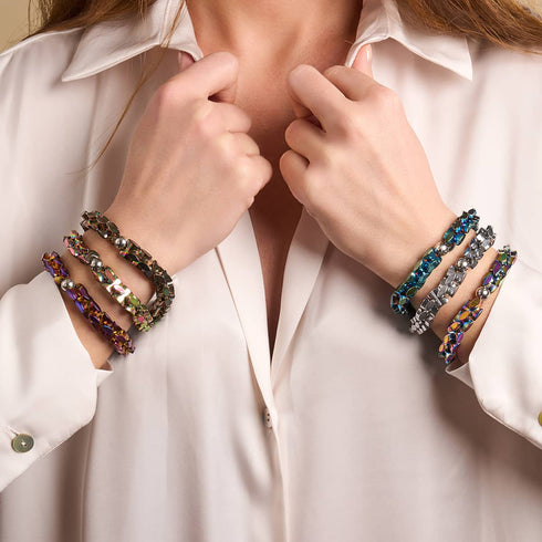 Unicorn Silver | Monroe Links | Hourglass Bracelet