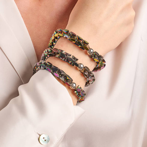 Unicorn Silver | Monroe Links | Hourglass Bracelet