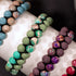 Purple Oceanic Jasper | Gunmetal | Lava Rock Diffuser Bracelet