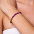 Blissful | 18k Gold | Purple Turquoise | Gemstone Expression Bracelet