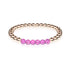 Blissful | 18k Rose Gold | Purple Turquoise | Gemstone Expression Bracelet