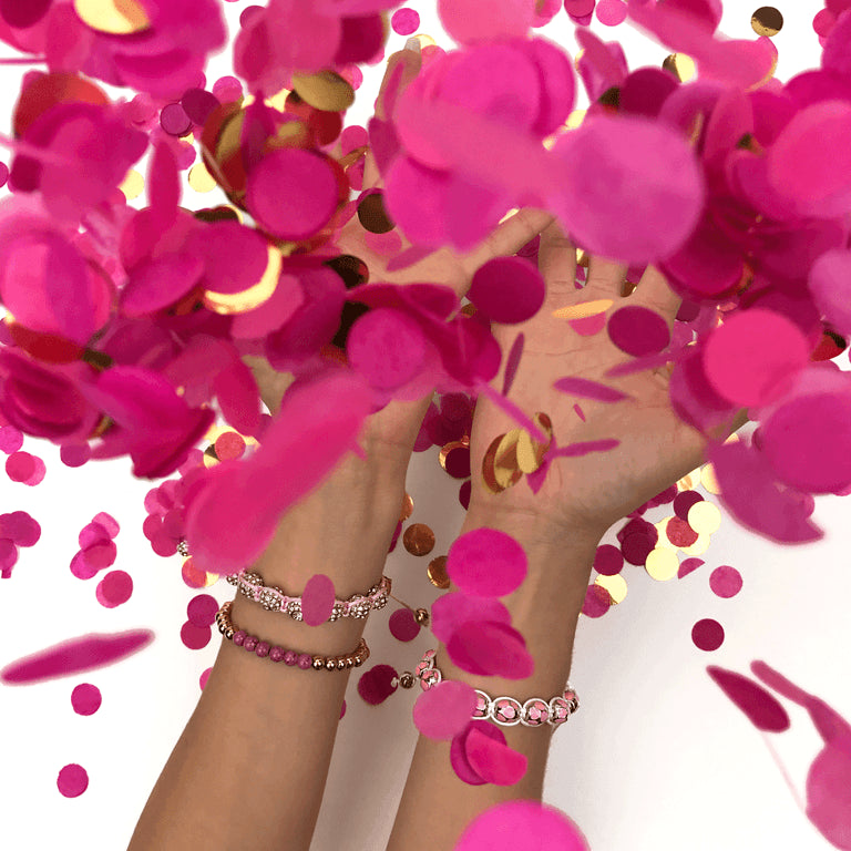 Blissful | 18k Rose Gold | Purple Turquoise | Gemstone Expression Bracelet