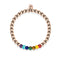 Chakra | 18k Rose Gold | Gemstone Expression Bracelet