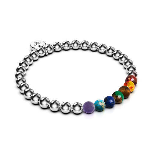 Chakra | Silver | Gemstone Expression Bracelet