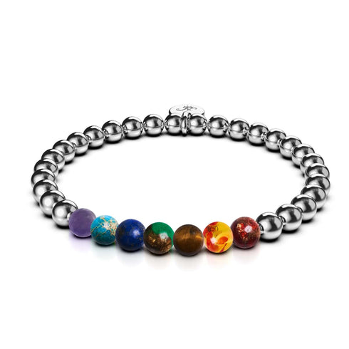 Chakra | Silver | Gemstone Expression Bracelet