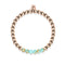 Elated | 18k Rose Gold | Snakeskin Gemstone | Expression Bracelet