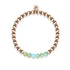Elated | 18k Rose Gold | Snakeskin Gemstone | Expression Bracelet