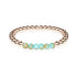 Elated | 18k Rose Gold | Snakeskin Gemstone | Expression Bracelet
