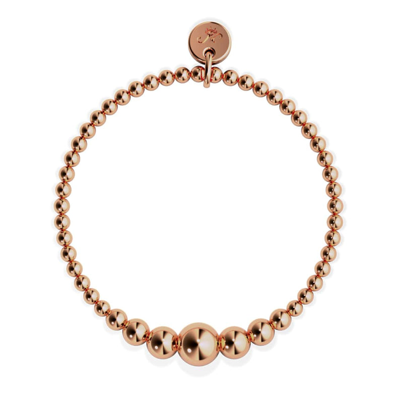 Enchanting | 18k Rose Gold Cascade | Expression Bracelet