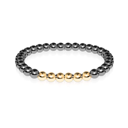 Glorious | Gunmetal | 18k Gold | Expression Bracelet