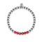 Inspired | Silver | New Red Agate | Expression Bracelet