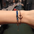 Jubilant | 18k Rose Gold | Dark Blue Emperor Gemstone | Expression Bracelet