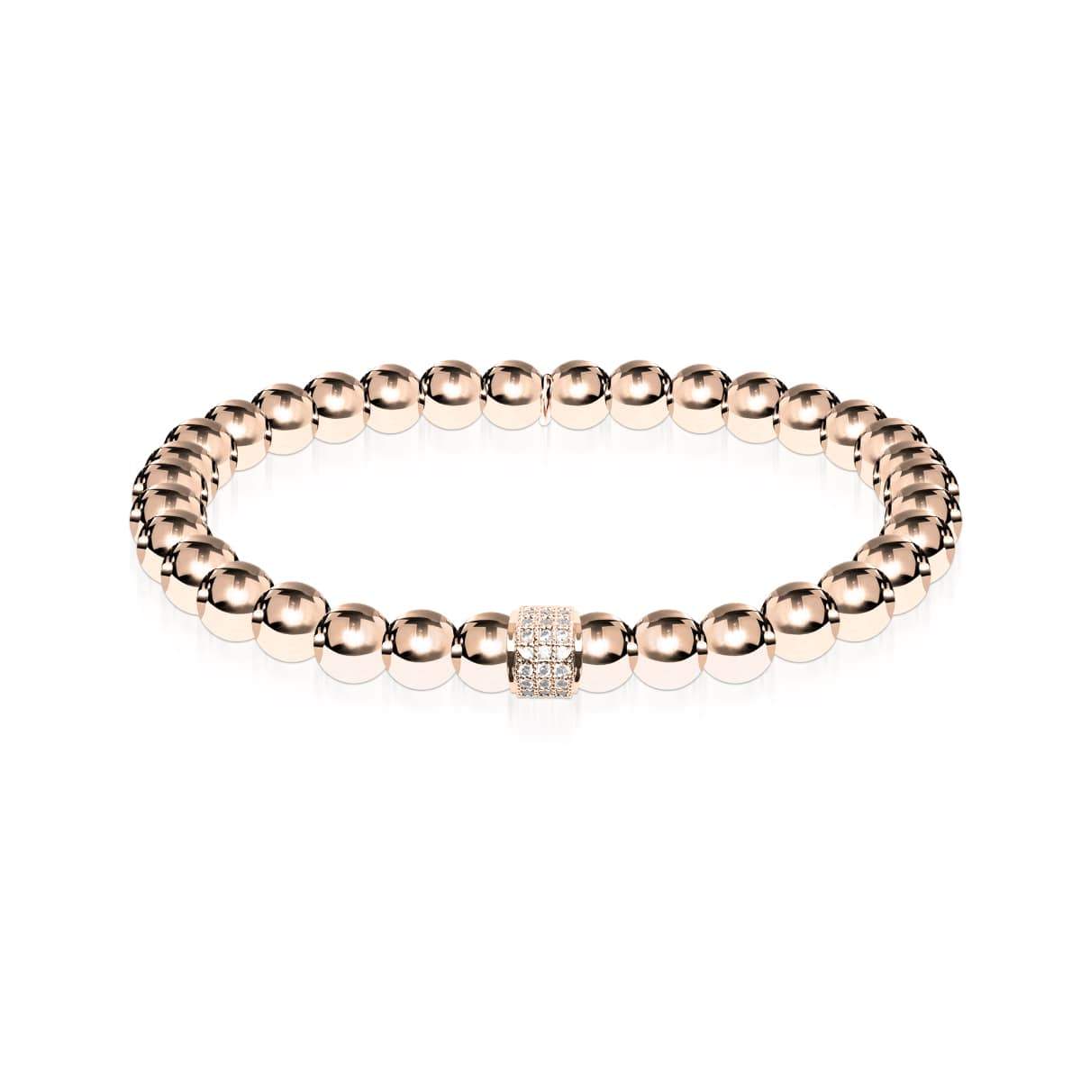 Mesmerizing | 18k Rose Gold | Crystal Pavé Expression Bracelet